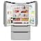 Koolmore Counter Depth 22.5 Cu.Ft French Door Refrigerator w/Automatic Ice Maker, Deep Freezer RERFDSS-22C - alternate 1